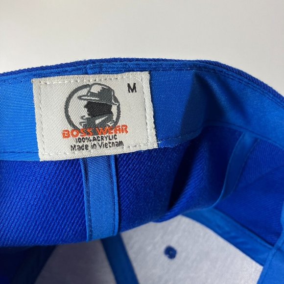 206 Seattle Blue Embroidered Fitted Size Medium New Hat - Picture 7 of 7